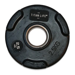 Titan Life PRO Pro Weight Disc Grip Rubber, Viktskiva Gummerad 2,5 kg
