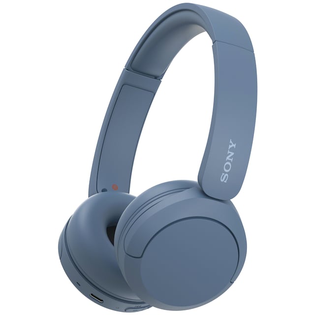 Sony WH-CH520 trådlösa on-ear hörlurar (blå)