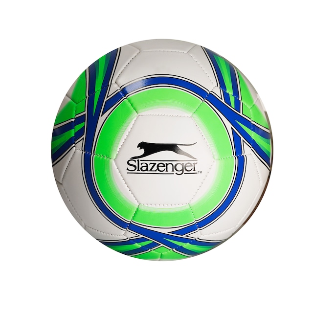 Slazenger Flerfärgad fotboll No. 4 - Grön