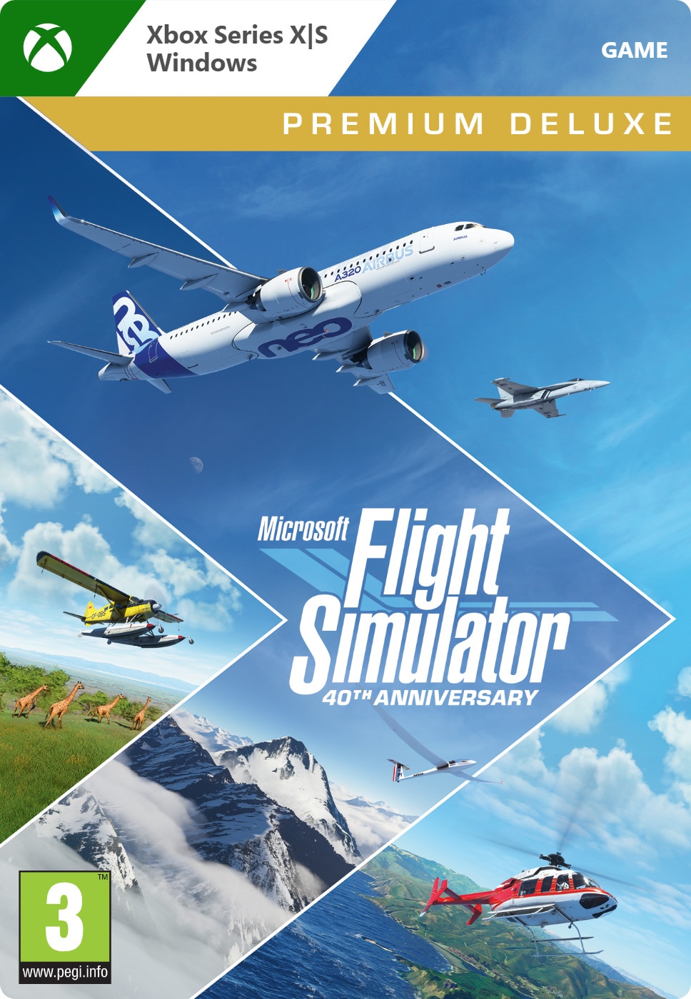 Microsoft Flight Simulator 40th Anniversary Premium Deluxe Edition - P