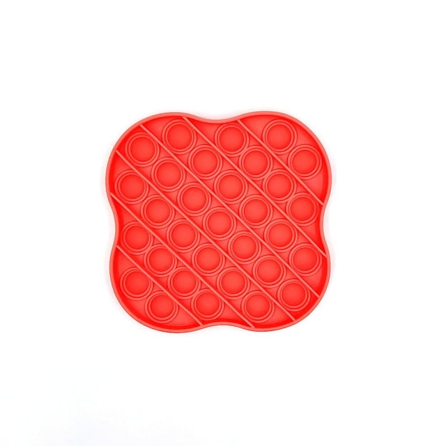 INF Pop it Fidget toy för avslappning Röd
