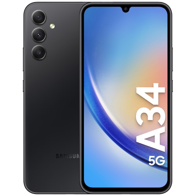 Samsung Galaxy A34 5G smartphone 8/256GB (svart)