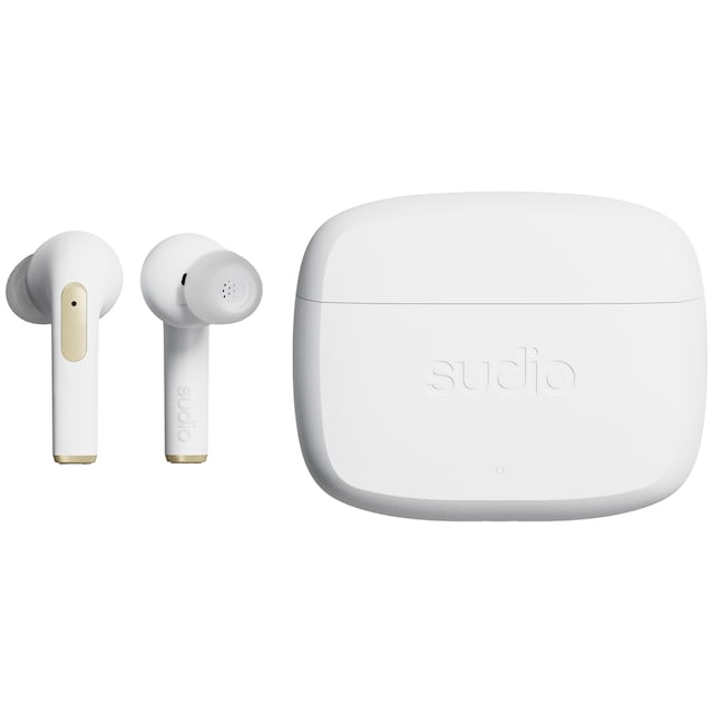 Sudio N2 Pro trådlösa in ear-hörlurar (vita)