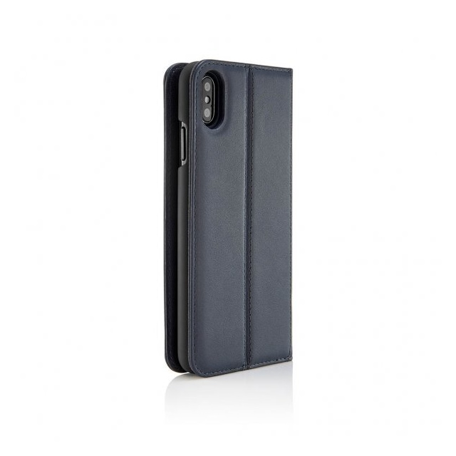 Pipetto iPhone X/Xs Fodral Magnetic Folio Marinblå