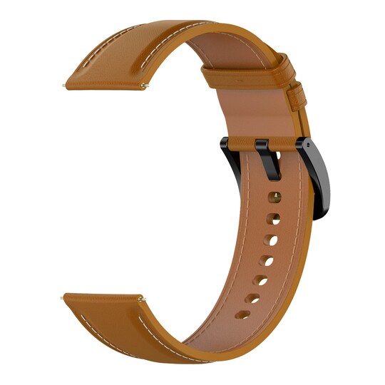 Klockarmband i äkta läder Ljusbrun Garmin Vivoactive3 / Vivoactive 3 -  Elgiganten