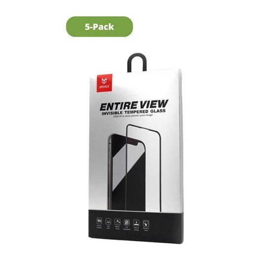 5-Pack Mr. Yes Skärmskydd i härdat glas till iPhone 11 Pro Max med 3D-skydd  - Elgiganten