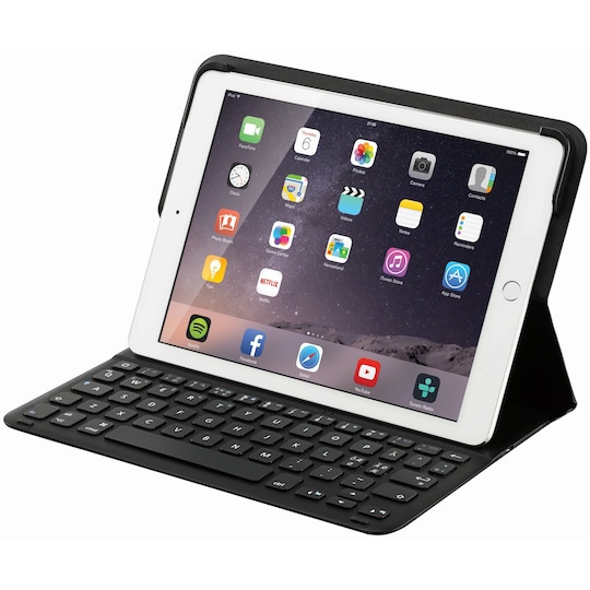 Sandstrøm iPad Air 2 Keyboard Folio (svart) - Elgiganten