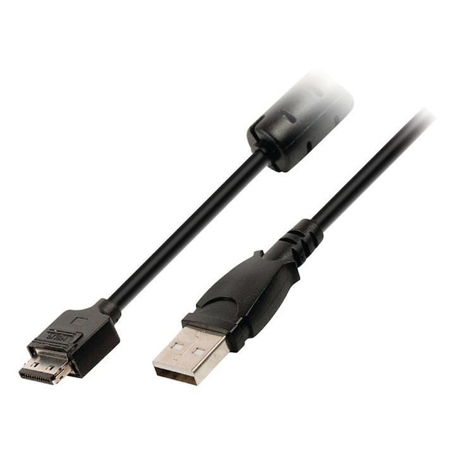 USB 2.0-kabel USB A hane - Canon 12-stifts hankontakt 2.00 m Svart