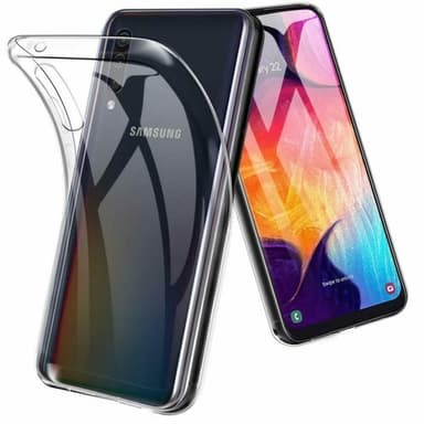 Transparent TPU-skal för Galaxy A50/A50s/A30s