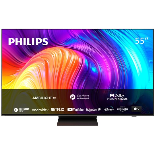 Philips 55” The One PUS8897 4K LED Ambilight Smart TV (2022) - Elgiganten