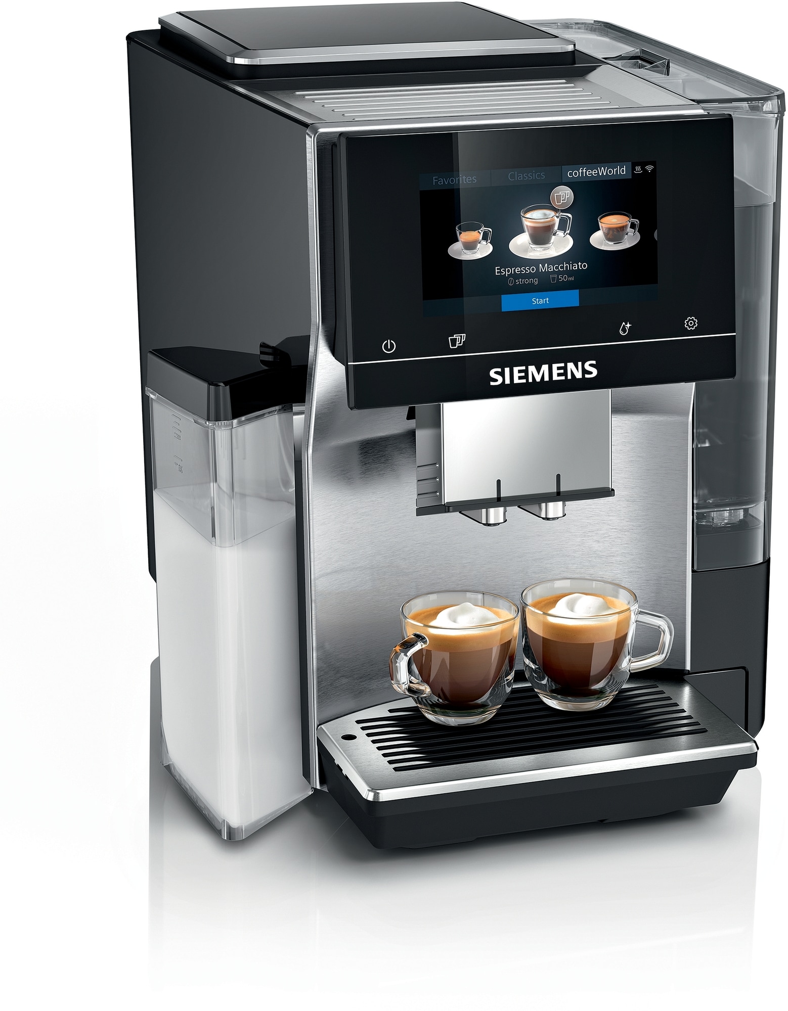 Siemens EQ.700 espressomaskin TQ707R03 (silver) - Elgiganten