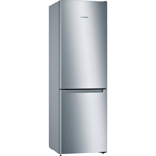 Bosch kylskåp/frys kombiskåp KGN33NLEB (Inox-look) - Elgiganten