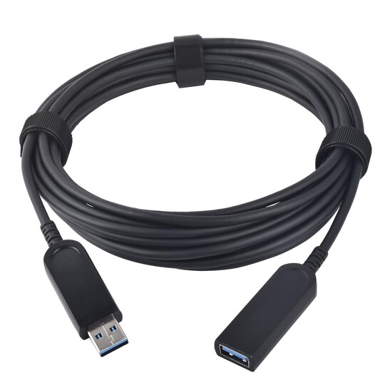 Sige Alaska gentage NÖRDIC 10m Aktiv AOC Fiber kabel 10Gbps USB 3.1 A hane till USB3.1 A hona  USB 3.1 förlängningskabel - Elgiganten
