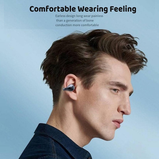 Benledning trådlösa öronsnäckor öronklämma hörlurar Bluetooth 5.3 Svar -  Elgiganten