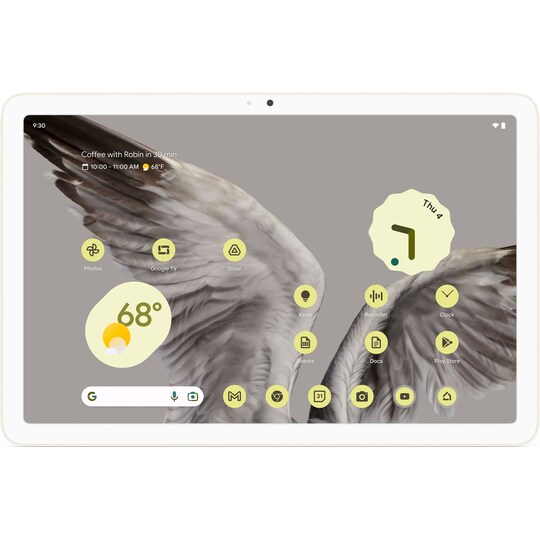 Google Pixel Tablet 11" med laddning/högtalardocka 8/256 GB (porslin) -  Elgiganten