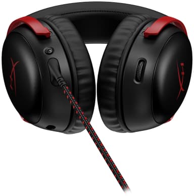 HyperX Cloud III gaming-headset (svart/röd)