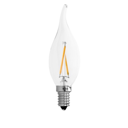E14 LED-lampa ljus vindpust tråd lampor Vintage lampa varm vit 2W -  Elgiganten