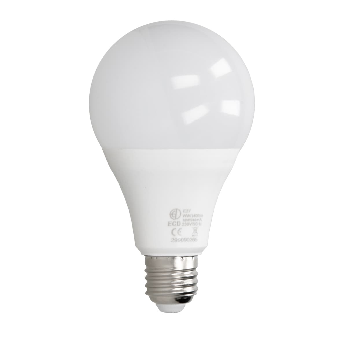 E27 LED-lampa lampa glödlampor belysning sparlampa 18W kyla vit - Elgiganten