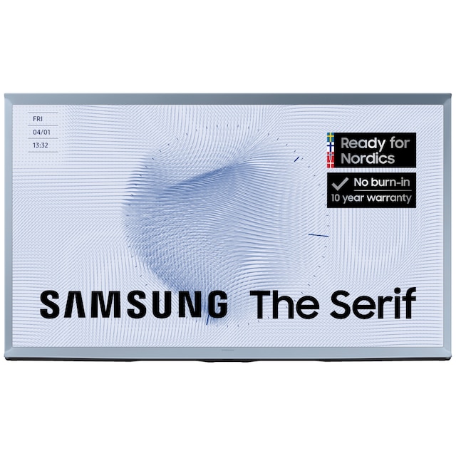 Samsung 43" The Serif LS01B 4K QLED Smart TV (2023/blå)