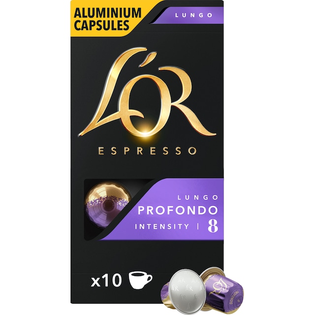 L Or Lungo Profondo 8 kaffekapslar (10 st)
