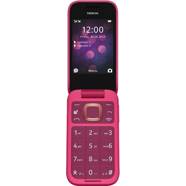 Nokia 2660 vik-mobiltelefon (rosa)