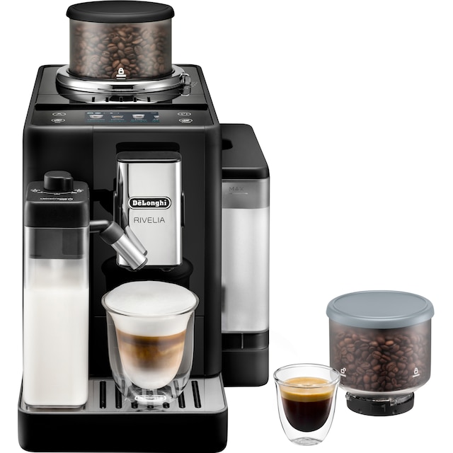 DeLonghi Rivelia automatisk kaffemaskin EXAM440.55.B (svart)