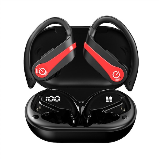 Trådlösa öronsnäckor Bluetooth 5.3 Hi-Fi-ljud brusreducering Röd -  Elgiganten