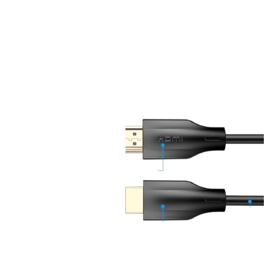 INF HDMI-kabel HDMI 2.1 8K 60Hz 4K 120Hz Svart 5 m - Elgiganten