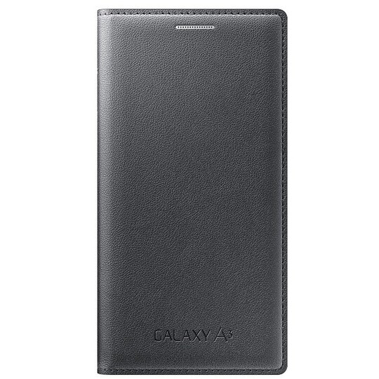 Samsung Flip Cover Fodral till Galaxy A3 (svart) - Elgiganten
