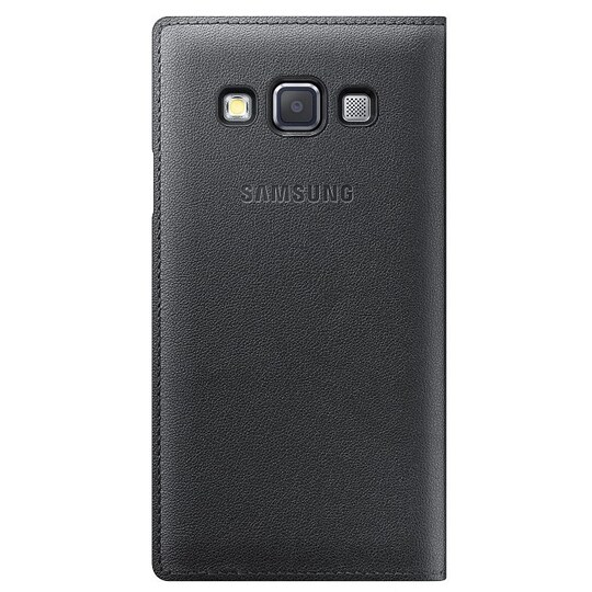 Samsung Flip Cover Fodral till Galaxy A3 (svart) - Elgiganten