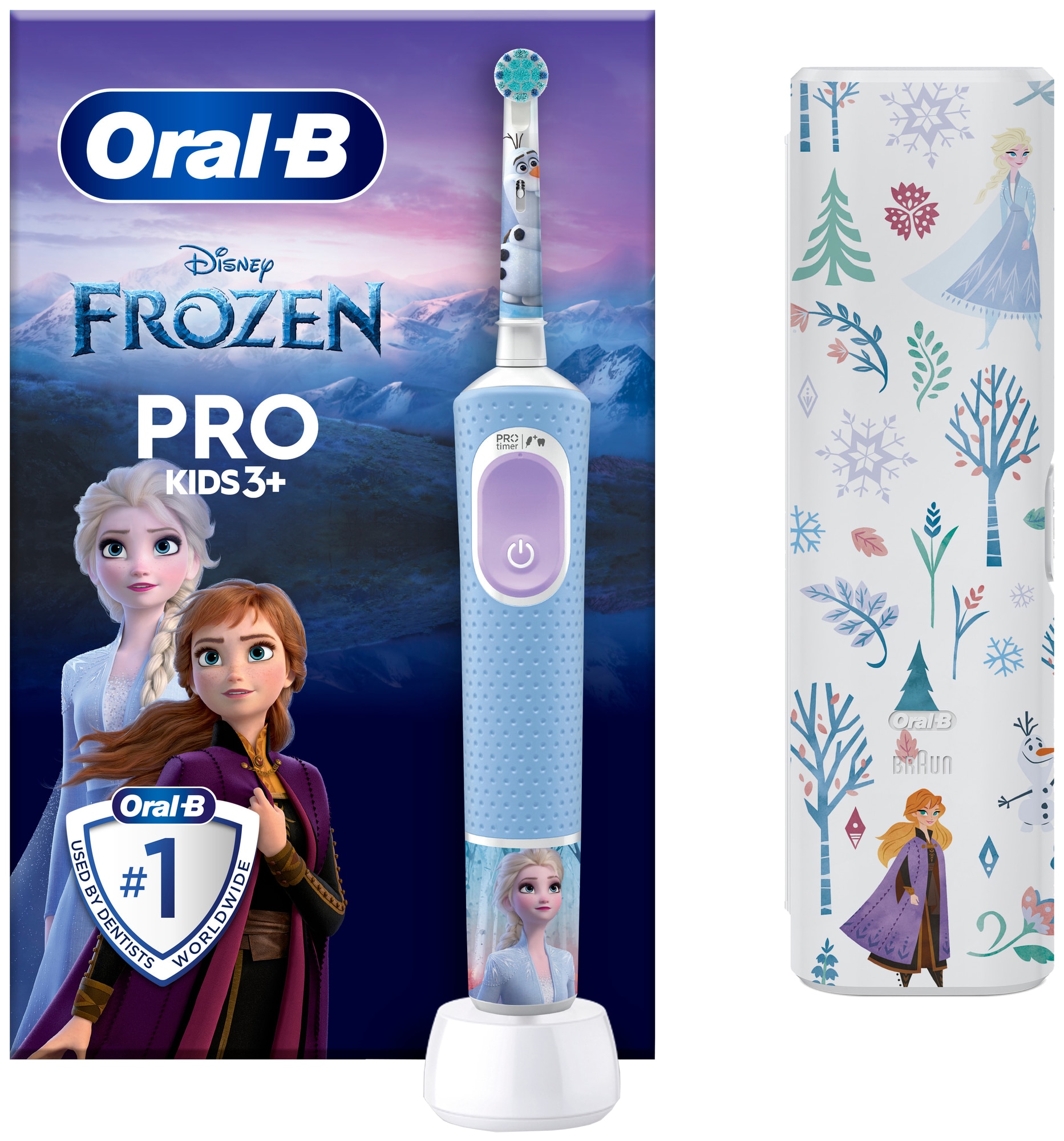 Oral-B Vitality Pro Kids Frozen eltandborste för barn 773178 - Elgiganten