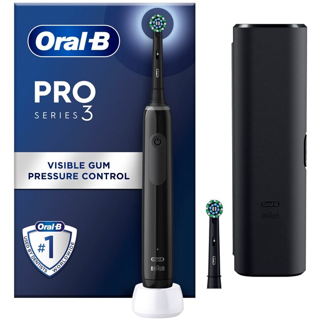 Oral-B Pro 3 Eltandborste 759912 (svart) - Elgiganten