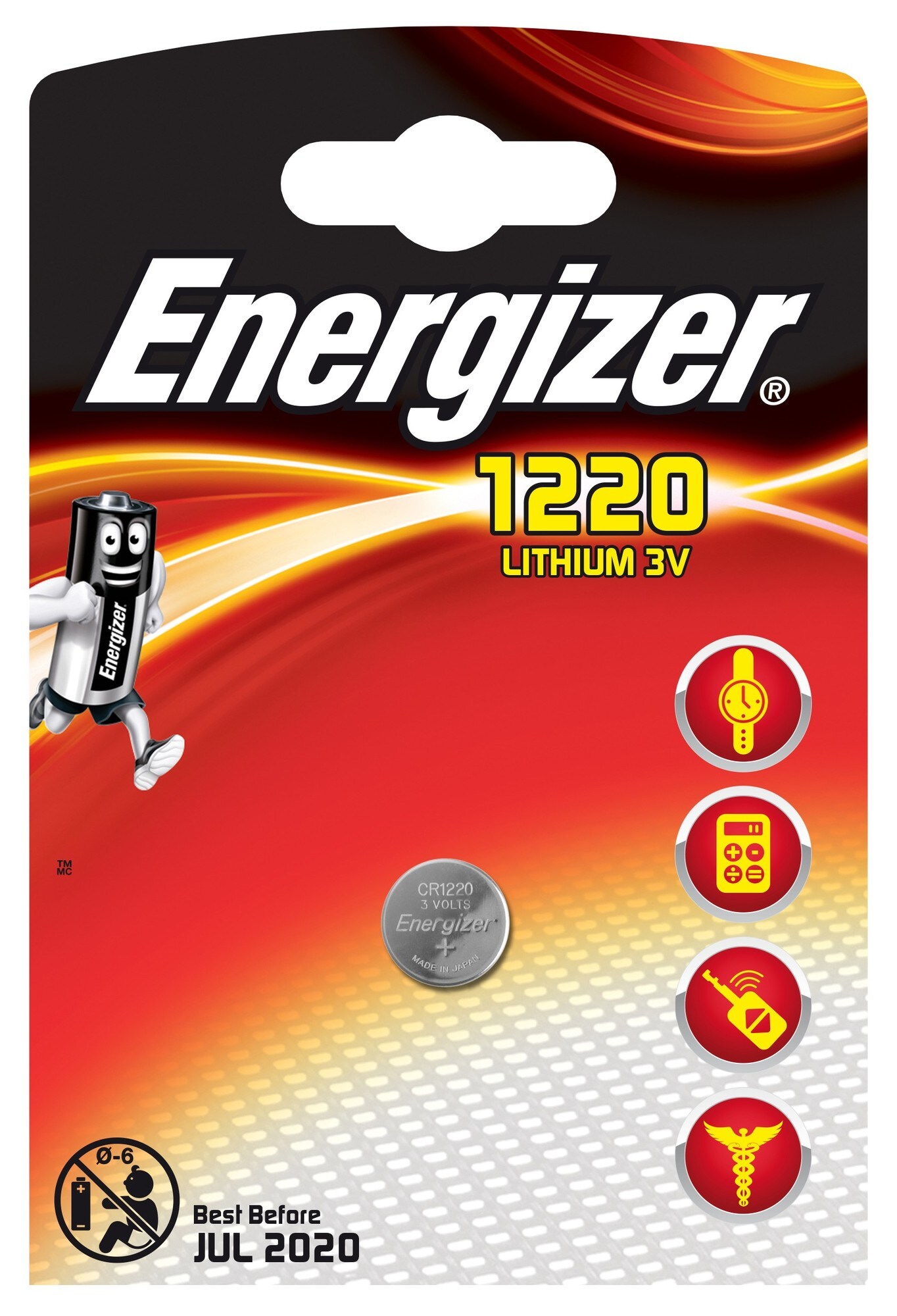 Energizer CR1220 Lithium Batteri (1 st) - Elgiganten