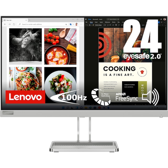 Lenovo L24i-40 23.8" IPS WLED bildskärm