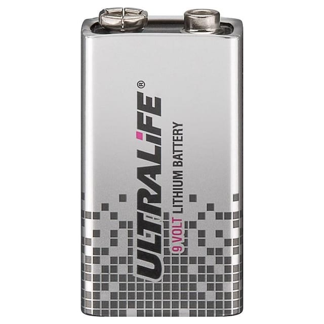 Ultralife 6F22 /9 V Block((U9VL-J-P) batteri, 1 st. blister