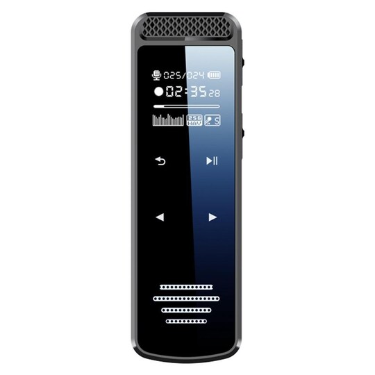 Digital Diktafon 32GB brusred ljudinspelare Dual röstaktiverad - Elgiganten