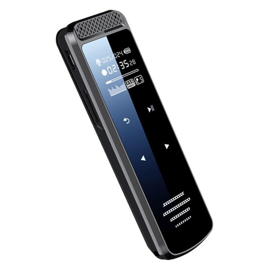 Digital Diktafon 32GB brusred ljudinspelare Dual röstaktiverad - Elgiganten