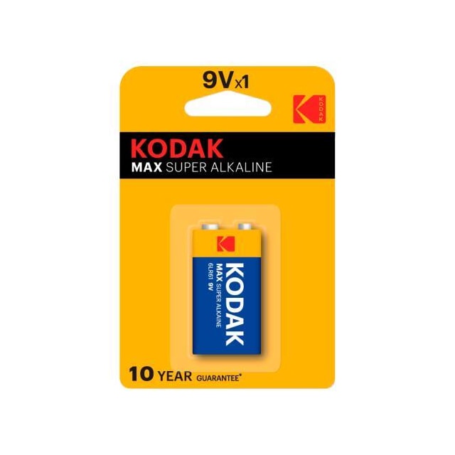 Kodak Max 6LR61 9V Alkaliskt batteri