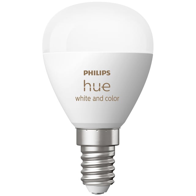 Philips Hue Luster LED-lampa WCA 5,1 W P45 E14