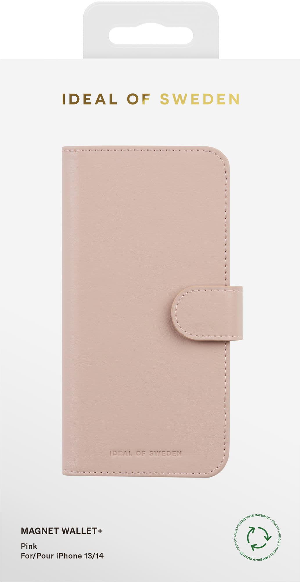 Ideal of Sweden Magnet Wallet+ plånboksfodral till iPhone 16e/15/14/13 (rosa)