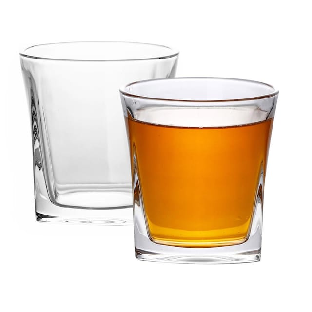2x Whiskyglas Old Fashioned Whiskey Kristallglas