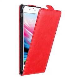 iPhone 7 PLUS / 7S PLUS / 8 PLUS Flipfodral Skal (Röd)