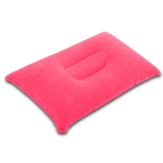 Kudde för nacken ergonomisk uppblåsbar Pillow (pink) - Elgiganten