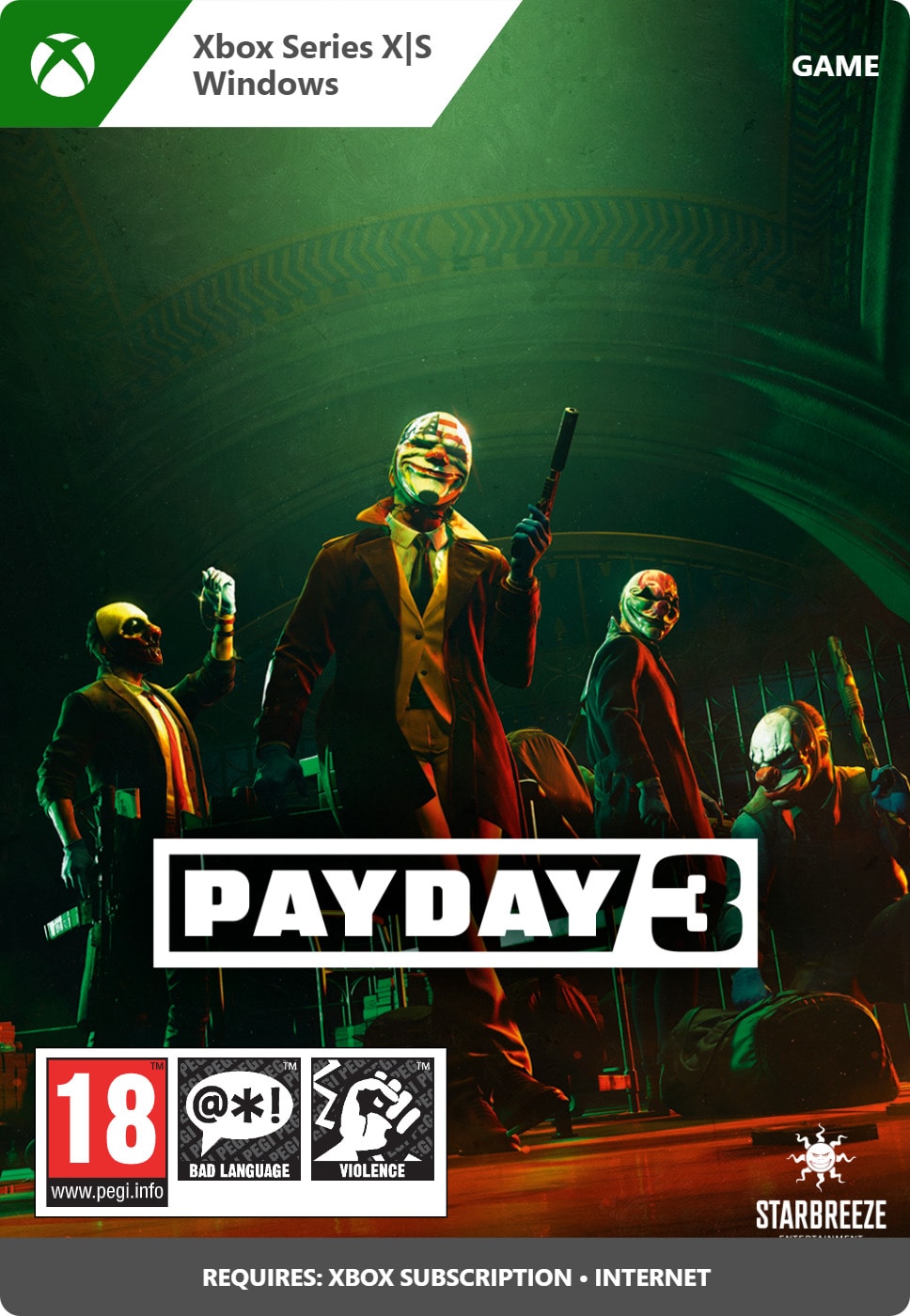 PAYDAY 3 - PC Windows,Xbox Series X,Xbox Series S - Elgiganten