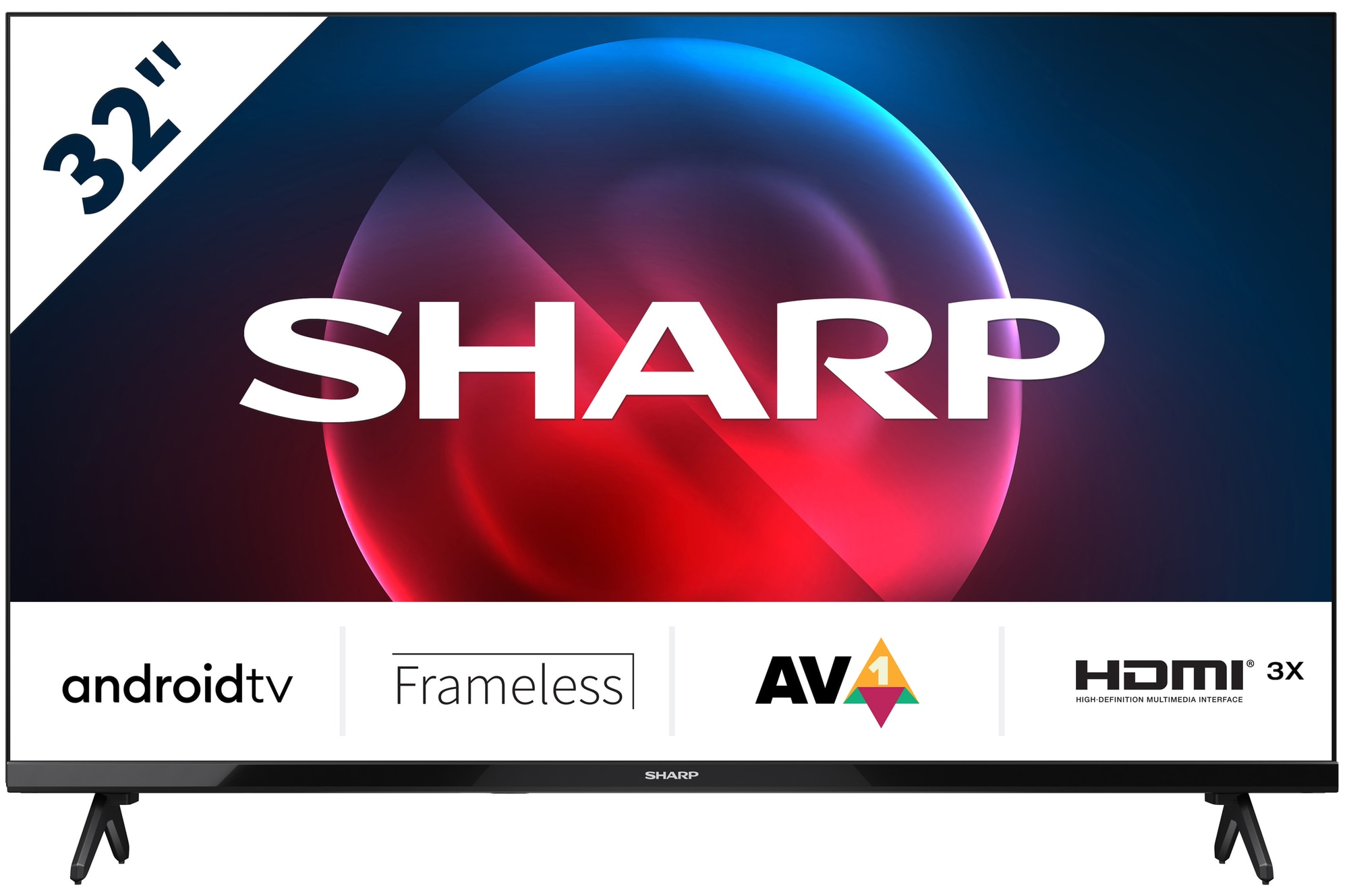 Sharp 32” 32FH7EA HD Ready Smart TV (2023) - Elgiganten