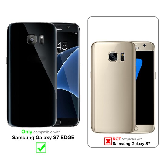 Samsung Galaxy S7 EDGE Skyddsglas Skyddsfilm Skärmskydd - Elgiganten