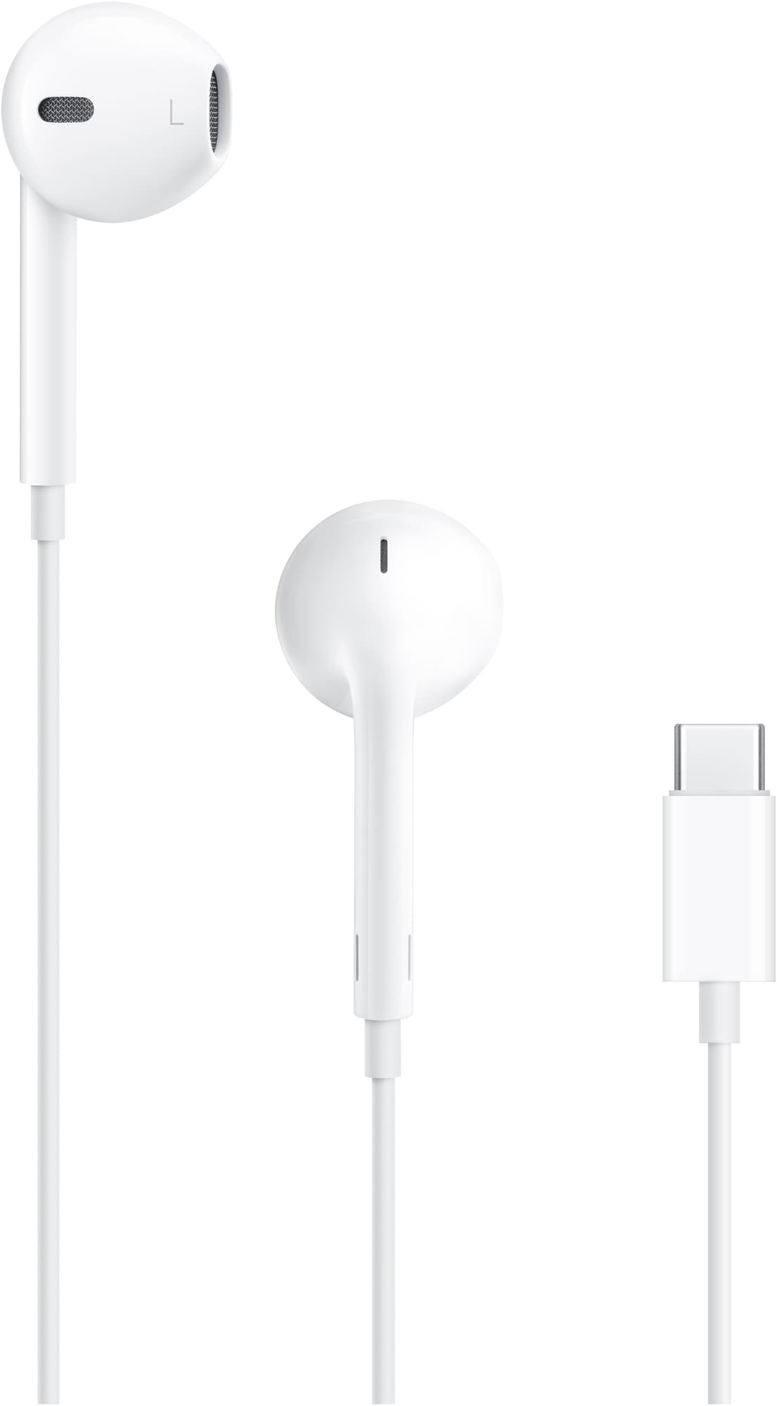 Apple EarPods in-ear hörlurar (vita, USB-C) - Elgiganten