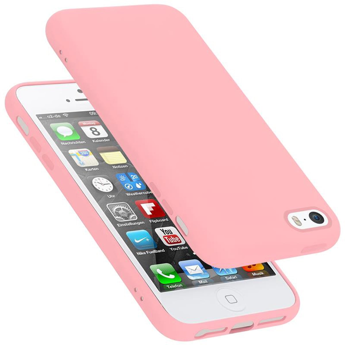 iPhone 5 / 5S / SE 2016 Skal Fodral Case (Rosa) - Elgiganten