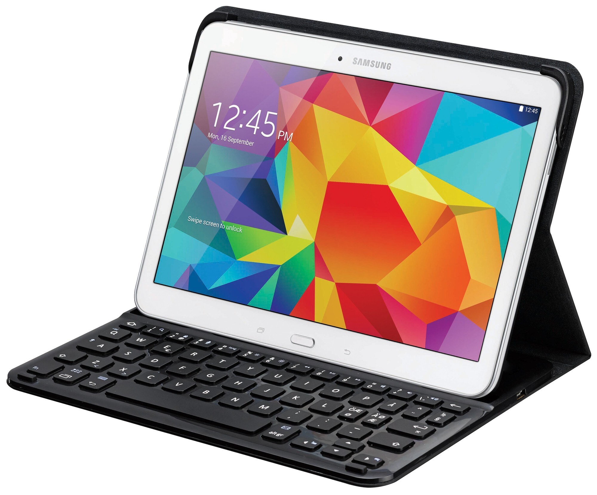 Sandstrøm Tab 4 Fodral med tangentbord (svart) - Tillbehör iPad, Surfplatta  - Elgiganten