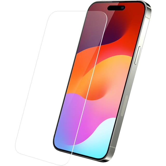 Sandstrøm iPhone 15/14 Pro Max/15 Plus Flat Glass skärmskydd